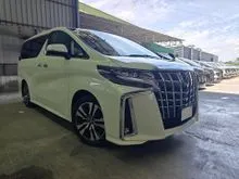 2021 Toyota Alphard 2.5 G SC Grade 4.5 3LED PCS LTA BSM DIM Display Audio Pilot Seat Leather Power Boot Unregister