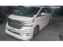 2015 Toyota Vellfire 2.5 ZG Edition TRD KIT SPORT EDTION UNREG PROMO OFFER