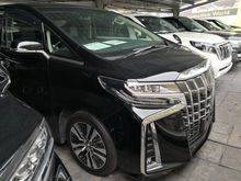 2018 Toyota Alphard 2.5 G S C Package MPV RAYA OFFER