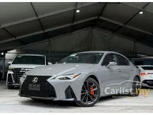 Unregistered Lexus IS300 F Sport Kakimoto Exhaust (A) CBU , Red Interior (Low Mileage)(Good Condition)