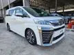 Recon 2019 Toyota Vellfire 2.5 Z G 3LED OFFER FREEBIES WORTH RM2388 BEST OFFER IN TOWN