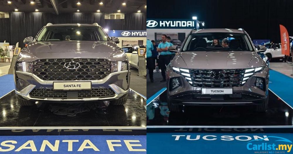 All-new 2023 Hyundai Tucson (CBU) & Santa Fe Facelift Previewed In ...