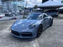 2023 Porsche 911 3.7 Turbo S Coupe (Arctic Grey) (Heritage Interior Design)