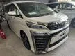 Recon 2019 Toyota Vellfire 2.5 Z G Edition MPV Sunroof Ready Stock