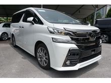 2016 Toyota Vellfire 2.5 GOLDEN EYE Edition MPV (A) UNREG