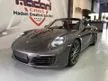 Recon 2018 Porsche 911 3.0 Carrera Coupe Unregister ** Cabriolet ** Blind Spot Assist ** Exhaust Upgraded ** PDLS ** 20inch Sport Rims ** Warranty - Cars for sale