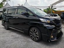 2016 Toyota Vellfire 2.5 ZA Golden Eyes FULL ALPINE MODELLISTA AEROKIT