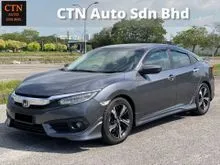 2018 HONDA CIVIC 1.5 TC-PREMIUM (A) 50K++KM LOW MILEAGE / FULL SERVICE RECORD HONDA / UNDER HONDA WARRANTY TILL 2023 / NEW CAR CONDITION
