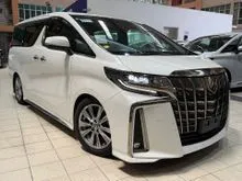 2021 Toyota Alphard 2.5 S Type Gold 2 MPV Unreg 2021 3 LED Healamp , Sunroof moonroof , BSM , DIM , power boot , 2 Power door ,tip top