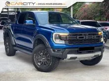 2023 Ford Ranger 3.0 Raptor Dual Cab Pickup UNDER WARRANTY LOW MILEAGE 66K 360 CAMERA PADDLE SHIFT SPORTS SEATS 7 DRIVE MODE