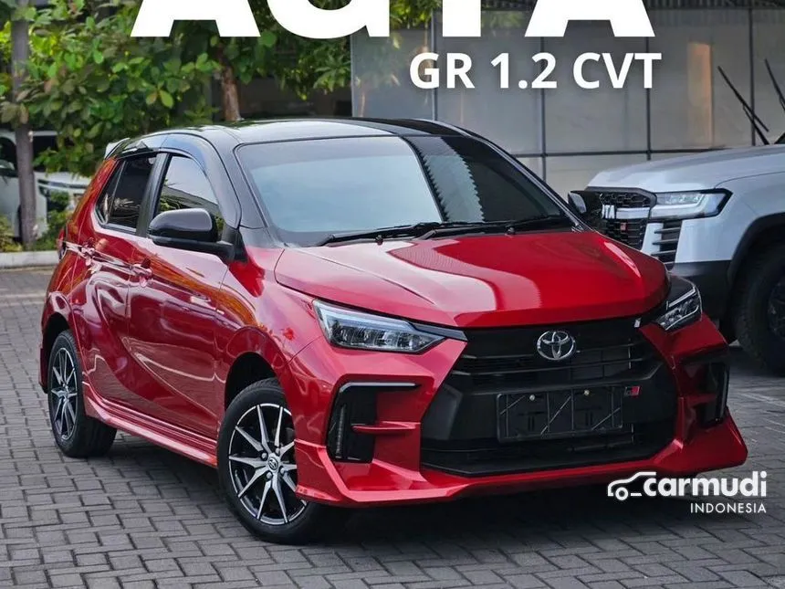 Jual Mobil Toyota Agya 2024 GR Sport 1.2 di DKI Jakarta Automatic Hatchback Merah Rp 261.800.000