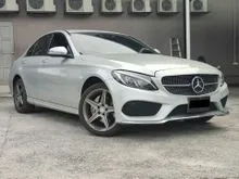 2016 Mercedes-Benz C200 2.0 AMG Line Sedan 41K SUPER LOW MILEAGE WARRANTY