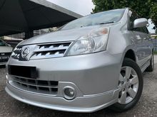 YR MADE 2008 Nissan Grand Livina 1.8 (A) IMPUL Bodykit Roof DVD Player 1 Lady Owner 7 Seater MPV