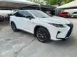 Recon 2018 Lexus RX300 2.0 F Sport Fully Loaded Black Interior With SUNROOF / 360 / HUD / Power Boot / Blind Spot / 27k Mileage / Recon 2018 Unregister