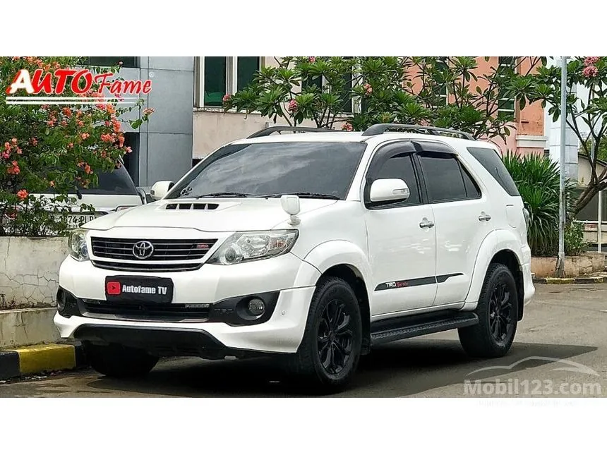Jual Mobil Toyota Fortuner 2014 G TRD 2.5 di DKI Jakarta Automatic SUV Putih Rp 395.000.000