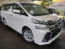 2016 Toyota Vellfire 2.5 Z SUNROOF 8 SEAT