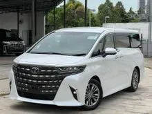 2023 UNREGISTER Toyota Alphard 2.5 SPEC Z /DIM/BSM/PRE-CRASH/FREE 7 YEARS WARRANTY