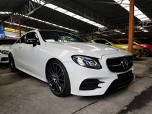 2017 Mercedes-Benz E300 2.0 AMG Line Premium Plus Coupe Panoramic Roof Power Boot Paddle Shift Digital Meter Burmester Sound System Xenon Light LED Daytime Running Light Push Start Button Keyless-Go