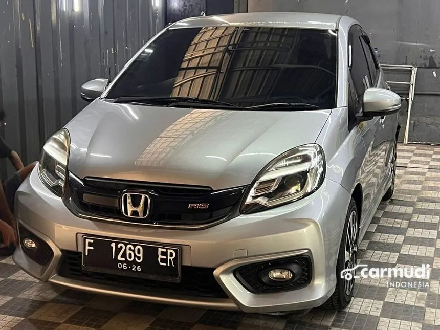 Jual Mobil Honda Brio 2016 RS 1.2 di Jawa Barat Automatic Hatchback Silver Rp 128.000.000