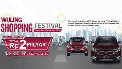Beli Wuling Berpeluang Dapat Hadiah Total Rp 2 Miliar