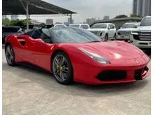 2018 Ferrari 488 Spider 3.9 V8  Open-Top Italian Excellence