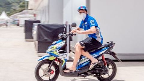 Kerennya Suzuki Nex yang Digunakan Joan Mir dan Alex Rins di Sirkuit Mandalika