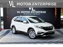 2016 Honda CR-V 2.0  SUV 4WD (A) HighSpec NewFacelift SportRim PushStart ElectricLeatherSeat MultifunctionSteering CruiseCtrl 1Owner LowMileage