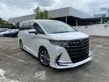 2024 Toyota Alphard Z Mileage 34KM Grade 6A Original MODELISTA Bodykit FULLY LOADED NEW CAR CONDITION