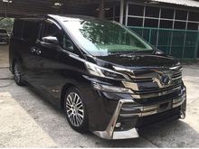 2015 Toyota Vellfire 2.5 Z G ZG - JBL - 4CAMERA - P.CRASH - FRONT LIPS - 3 YEARS WARRANTY