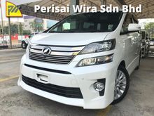 2013 Toyota Vellfire 2.4 ZG Edition FULLY LOADED MEGA SPEC