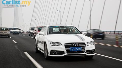 Audi A7 Piloted Driving Concept At CES Asia 2015, Shanghai