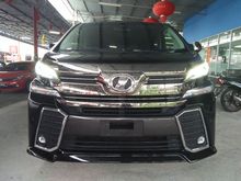 2015 Toyota Vellfire ZG 2.5 *** JBL Sounds System *** Monitor *** Gold+ Warranty ***
