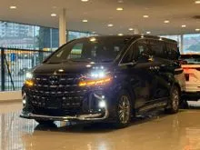 [FULL SPEC , MODELISTA KIT , AUTO SIDE STEP , AVANDCED PARKING , HUD , 360 4CAM , 15000KM ONLY]2024 Toyota Alphard 2.5 Z Modelista MPV