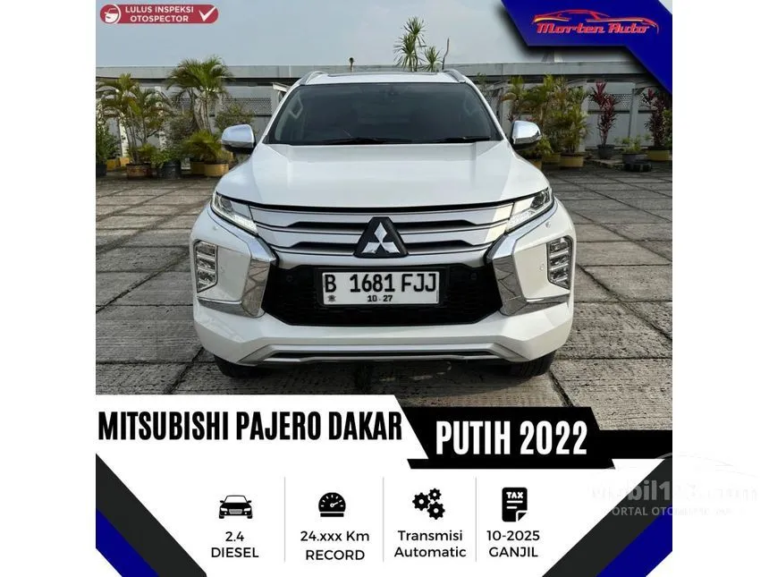 Jual Mobil Mitsubishi Pajero Sport 2022 Dakar 4x2 2.4 di DKI Jakarta Automatic SUV Putih Rp 495.000.000