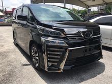 2018 Toyota Vellfire 3.5 ZAG READING LIGHT FULL SPEC MPV