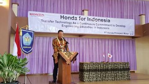 Honda Gandeng SMKN 3 Kuningan untuk Lahirkan Montir Baru
