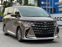2025 Toyota Alphard 2.5 Z Modelista Serious Buyer Welcome, New Car Condition - 50km Only. Original Bodykit
