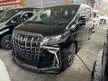 Recon 2021 Toyota Alphard 2.5 SC Package MPV (Black) Modelista Bodykit, JBL Sound System, 360 Surround Camera, Sun Roof, Power Boot, Pilot Seat, 2 Power Dr