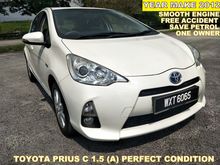 2012 Toyota Prius C 1.5 Hybrid Hatchback (A) PERFECT CONDITION SUPERB SAVE PETROL