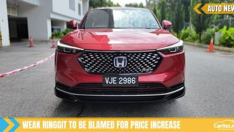 2023 Honda HR-V prices in Malaysia see RM1,100 Increase