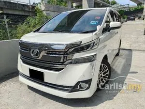 2015 Toyota Vellfire 2.5 X MPV