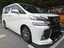 ( NEW YEAR PROMOTION ) ( SST FREE ) ( FULL SPEC ) 2016 Toyota Vellfire 2.5 Z G Edition MPV