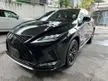 Recon 2020 Lexus RX300 2.0 F Sport PanRoof Red Leather Low Mileage Perfect Condition