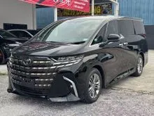 2024 Toyota Alphard 2.5 Z 7-Seater MPV , SIDE STEP , HUD , 4 CAMS , DIM , BSM , POWER BOOT , SUNROOF , LDA