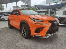 FULL SPEC 2021 Lexus NX 300 2.0 F Sport NX300 SUNROOF 4CAM BSM REAR ELCTRONIC SEAT UNREG