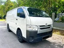 2022 Toyota Hiace 2.5 Panel Van Van (MONTHLY RM1080) (LIKE NEW) (46K MILEAGE) (NO ACCIDENT) (Reliable 2.5L Turbo Diesel Engine) (Spacious Cargo Area)