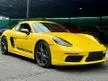Recon 2019 Porsche Cayman T 2.0 Coupe Black Sport Tex Interior, Bose, Racings Yellow Seat Belts, Sport Exhaust In Black,, 20Cayman T Rims