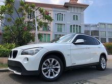 2012 BMW X1 2.0 sDrive18i Executive SUV Nik12 White On Saddle Tan Km40rb Antik Record TDP.75JT
