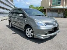 2012 Nissan Grand Livina 1.8 IMPUL BLACK INTERIOR