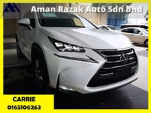 2015 Lexus NX200t 2.0 VERSION L FULL SPEC -UNREG-